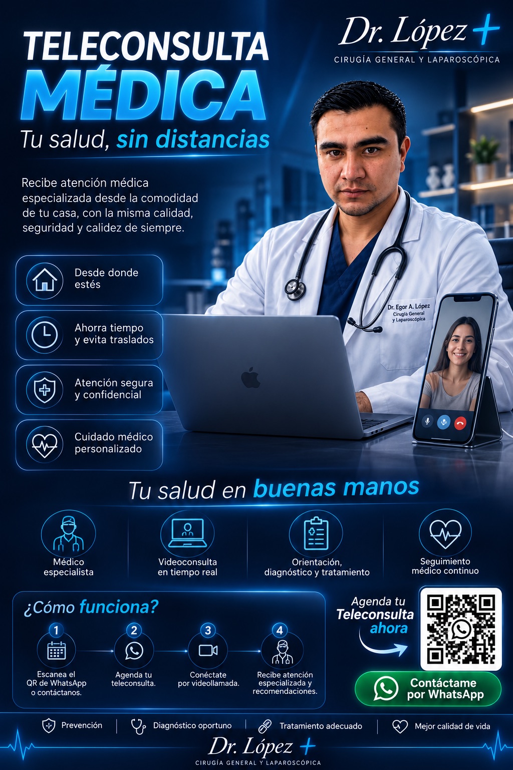 Teleconsulta Médica — Dr. Egor A. López+